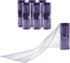 Aleco - Clear Replacement Vinyl Strip Standard Dock Curtain Strips - 12" Wide x 10' Long x 1/8" Thick, PVC - Exact Tooling