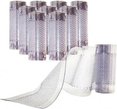 Aleco - Clear Replacement Vinyl Strip Standard Dock Curtain Strips - 8" Wide x 7' Long x 0.08" Thick, PVC - Exact Tooling