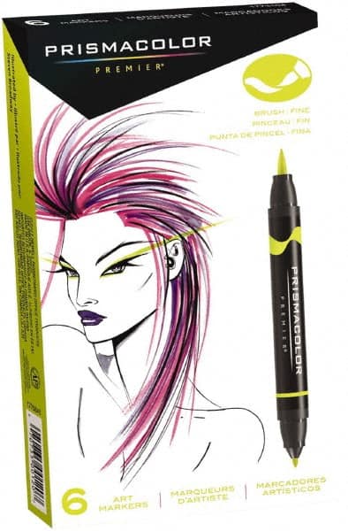 Prismacolor - Goldenrod Art Marker - Brush Tip, Alcohol Based Ink - Exact Tooling