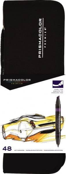 Prismacolor - Assorted Colors, Art Marker - Chisel Tip, Alcohol Based Ink - Exact Tooling