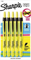 Sharpie - Fluorescent Yellow Highlighter - Chisel Tip, AP Nontoxic Ink - Exact Tooling