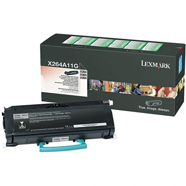 Lexmark - Black Toner Cartridge - Use with Lexmark X264, X363, X364 - Exact Tooling