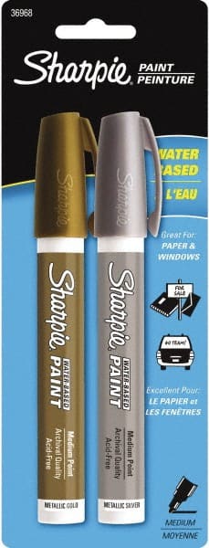 Sharpie - Gold and Silver Paint Marker - Medium Tip - Exact Tooling
