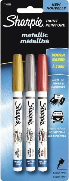 Sharpie - Gold, Silver, Copper Paint Marker - Extra Fine Tip - Exact Tooling