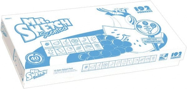 Mr. Sketch - Assorted Colors, Art Marker - Chisel Tip - Exact Tooling