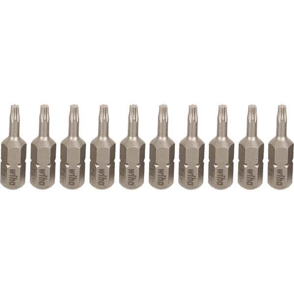 Wiha - T45 Power Bit - 1/4" Drive, 2" OAL - Exact Tooling