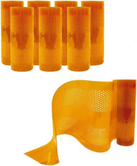 Aleco - Amber Replacement Vinyl Strip Standard Dock Curtain Strips - 12" Wide x 8' Long x 1/8" Thick, PVC - Exact Tooling