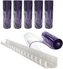 Aleco - 3' Door Width x 7' Door Height PVC Clear Smooth Strip Door Kit - Clear - Exact Tooling