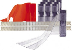 Aleco - 8' Door Width x 10' Door Height PVC Clear Smooth Anti-Insect Strip Door Kit - Clear - Exact Tooling