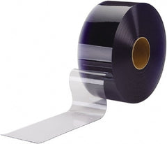 TMI, LLC - Clear Smooth Bulk Strip Roll Dock Curtain Strips - 16" Wide x 150' Long x 0.16" Thick, PVC - Exact Tooling