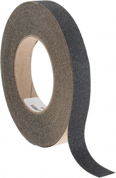 PRO-SAFE - Black Solid Color Anti-Slip Vinyl Tape - 3/4" Wide x 60' Long, General Traffic - Exact Tooling