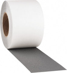 PRO-SAFE - Gray Solid Color Anti-Slip Vinyl Tape - 4" Wide x 60' Long, General Traffic - Exact Tooling