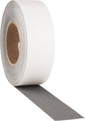 PRO-SAFE - Gray Solid Color Anti-Slip Vinyl Tape - 2" Wide x 60' Long, General Traffic - Exact Tooling