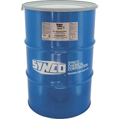 Synco Chemical - 400 Lb Drum Synthetic Lubricant w/PTFE General Purpose Grease - Translucent White, Food Grade, 450°F Max Temp, NLGIG 000, - Exact Tooling