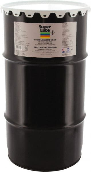 Synco Chemical - 120 Lb Keg Silicone General Purpose Grease - Translucent White, Food Grade, 500°F Max Temp, NLGIG 2, - Exact Tooling