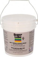 Synco Chemical - 5 Lb Pail Synthetic Lubricant w/PTFE General Purpose Grease - Translucent White, Food Grade, 450°F Max Temp, NLGIG 00, - Exact Tooling