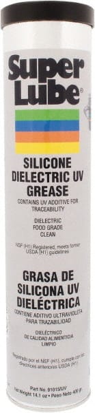 Synco Chemical - 14.1 oz Cartridge Silicone Heat-Transfer Grease - Translucent White, Food Grade, 450°F Max Temp, NLGIG 2, - Exact Tooling