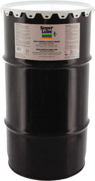 Synco Chemical - 120 Lb Keg Synthetic Lubricant w/PTFE General Purpose Grease - Translucent White, Food Grade, 450°F Max Temp, NLGIG 000, - Exact Tooling