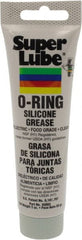 Synco Chemical - 3 oz Tube Silicone General Purpose Grease - Translucent White, Food Grade, 450°F Max Temp, NLGIG 2, - Exact Tooling