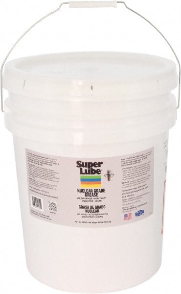 Synco Chemical - 30 Lb Pail Synthetic Lubricant General Purpose Grease - Translucent White, Environmentally Friendly, 450°F Max Temp, NLGIG 2, - Exact Tooling