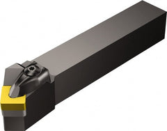 Sandvik Coromant - DSSN, Right Hand Cut, 45° Lead Angle, 3/4" Shank Height x 3/4" Shank Width, Negative Rake Indexable Turning Toolholder - 4.8276" OAL, SNMG 12 04 08 Insert Compatibility, Series T-Max P - Exact Tooling