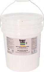 Synco Chemical - 30 Lb Pail Synthetic Lubricant w/PTFE General Purpose Grease - Translucent White, Food Grade, 450°F Max Temp, NLGIG 000, - Exact Tooling