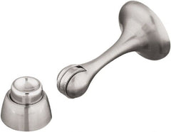 National Mfg. - 3" Projection Magnetic Door Holder - Door & Wall Mount, Satin Nickel Finish - Exact Tooling