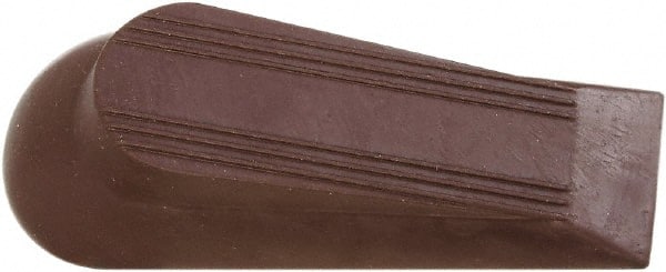 National Mfg. - 4" Projection Door Stop - Foot Mount, Brown Finish - Exact Tooling