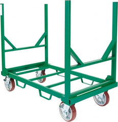 Greenlee - 2,500 Lb Capacity, 28-1/2" Wide x 48" Long x 36-1/2" High Bundler Cart - 1 Shelf, Steel - Exact Tooling