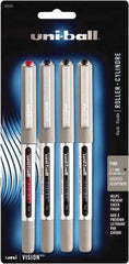 Uni-Ball - Roller Ball 0.7mm Stick Pen - Black, Red & Blue - Exact Tooling