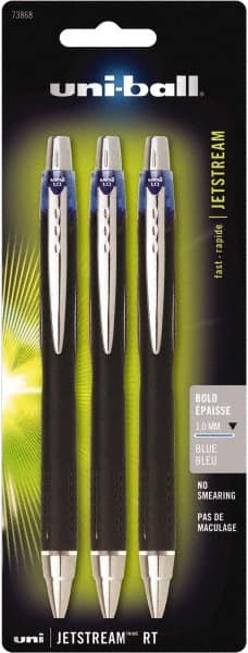 Uni-Ball - Roller Ball 1mm Retractable Pen - Blue - Exact Tooling