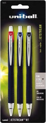 Uni-Ball - Roller Ball 0.7mm Retractable Pen - Black, Red & Blue - Exact Tooling