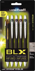 Uni-Ball - Roller Ball 1mm Retractable Pen - Blue & Black, Green & Black, Purple & Black, Brown & Black - Exact Tooling