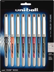 Uni-Ball - Roller Ball 0.7mm Stick Pen - Black, Blue, Green, Midnight Black, Orange, Pink, Purple & Red - Exact Tooling