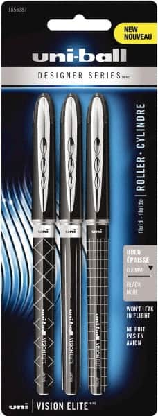 Uni-Ball - Roller Ball 0.5mm Stick Pen - Black - Exact Tooling
