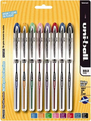 Uni-Ball - Roller Ball 0.5mm Refill Cards - Black, Blue, Black/Blue, Green, Orange, Pink, Purple & Red - Exact Tooling