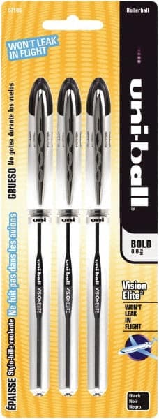 Uni-Ball - Roller Ball 0.8mm Stick Pen - Black - Exact Tooling