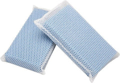 Ability One - 1-1/4" Long x 3-1/2" Wide x 3-1/2" Thick Scouring Sponge - Non-Abrasive, Assorted Colors - Exact Tooling