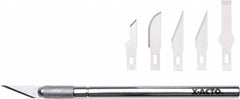 X-ACTO - Stainless Steel Hobby Knife with 5 Blades - #11 Blade - Exact Tooling