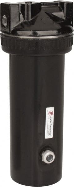 PRO-SOURCE - 25 CFM at 100 psi Inlet, 25 CFM at 100 psi Outlet, In-line Desiccant Dryer - 1/2" NPT Inlet/Outlet x 13" Long x 5" Wide x 13" High - Exact Tooling