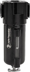 PRO-SOURCE - 75 CFM Oil/Water Condensate Separation Filter - 3/8" 250 psi, Manual Drain - Exact Tooling