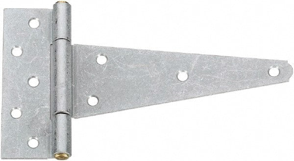 National Mfg. - 2 Piece, 5-1/2" Long, Galvanized Extra Heavy Duty - 8" Strap Length, 2-5/8" Wide Base - Exact Tooling