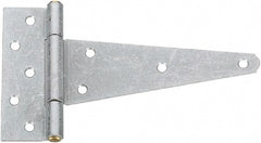 National Mfg. - 2 Piece, 5-1/2" Long, Galvanized Extra Heavy Duty - 8" Strap Length, 2-5/8" Wide Base - Exact Tooling