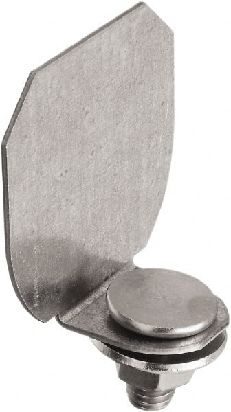 National Mfg. - Galvanized, Box Rail End Cap - Use with Round Rail - Exact Tooling