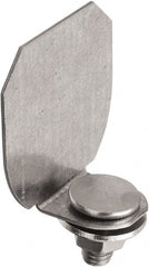 National Mfg. - Galvanized, Box Rail End Cap - Use with Round Rail - Exact Tooling