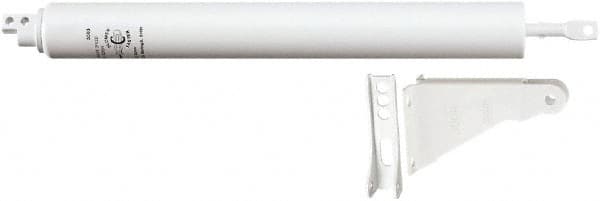 National Mfg. - 11-1/4" Closer Body Length, Storm & Screen Door Closer Manual Damper - White Finish - Exact Tooling