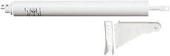 National Mfg. - 11-1/4" Closer Body Length, Storm & Screen Door Closer Manual Damper - White Finish - Exact Tooling