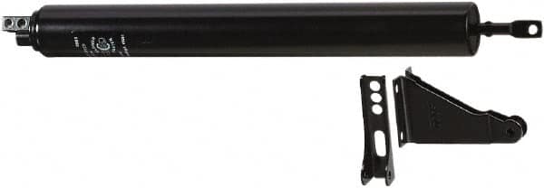 National Mfg. - 11-1/4" Closer Body Length, Storm & Screen Door Closer Manual Damper - Black Finish - Exact Tooling