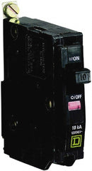 Square D - 10 Amp, 240 VAC, 1 Pole, Bolt On Miniature Circuit Breaker - 14-8 AWG - Exact Tooling
