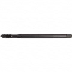 Kennametal - #4-40 UNC 2 Flute H3 Oxide Finish High Speed Steel Spiral Point Extension Tap - Plug Chamfer, 6" OAL, Series T820 - Exact Tooling